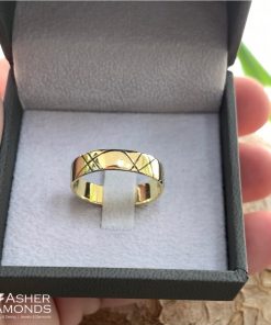 טבעת נישואים איילת מחורץ